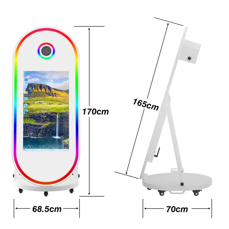 magic mirror photo booth instant print 32 inch touch screen magic mirror photo booth selfie led light photo booth event for wedd magic mirror photo booth instant print 32 inch touch screen magic mirror photo booth selfie led light photo booth event for wedd