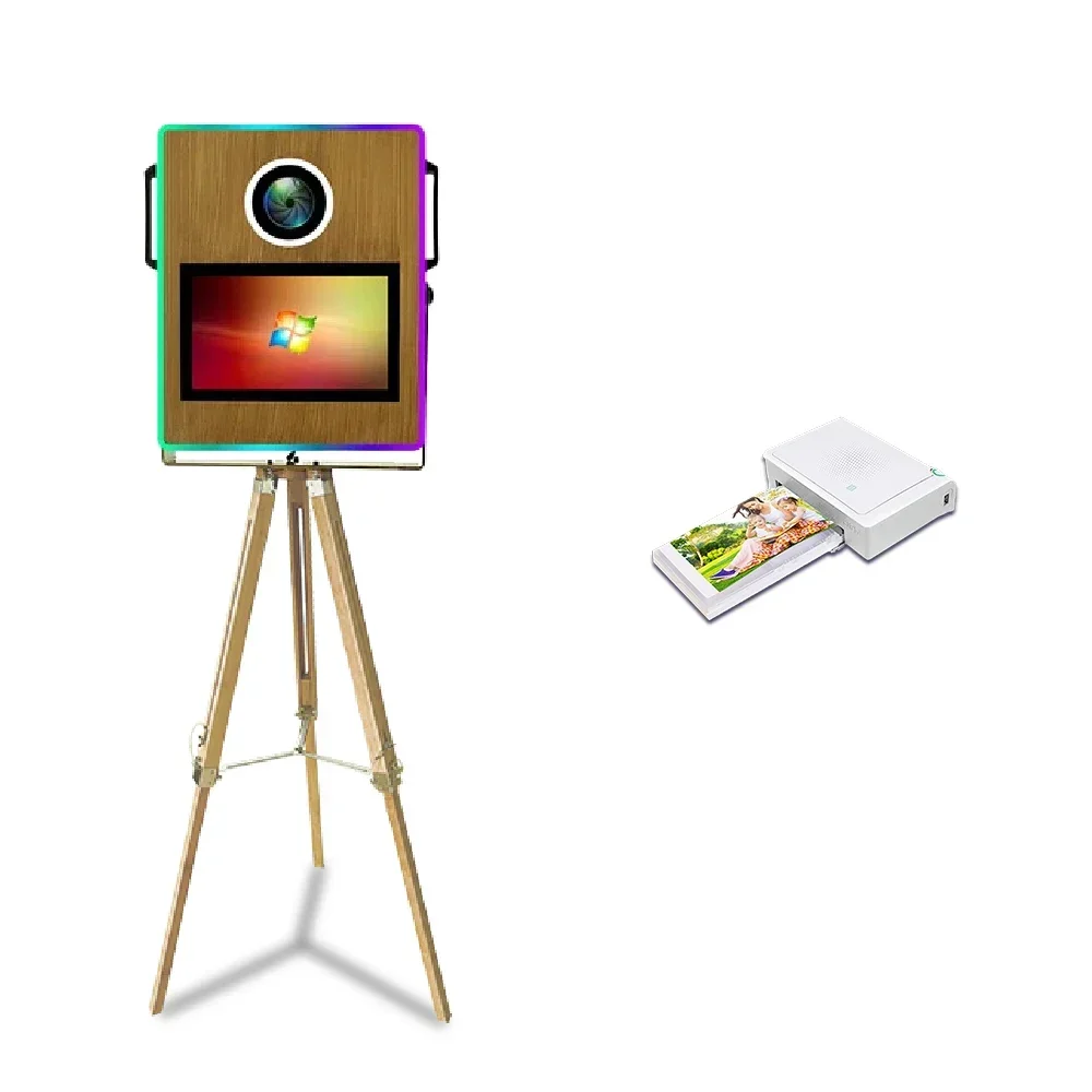 portable magic mirror photo booth 15.6 inch touch screen dslr photobooth machine with flight case for wedding party rental portable magic mirror photo booth 15.6 inch touch screen dslr photobooth machine with flight case for wedding party rental