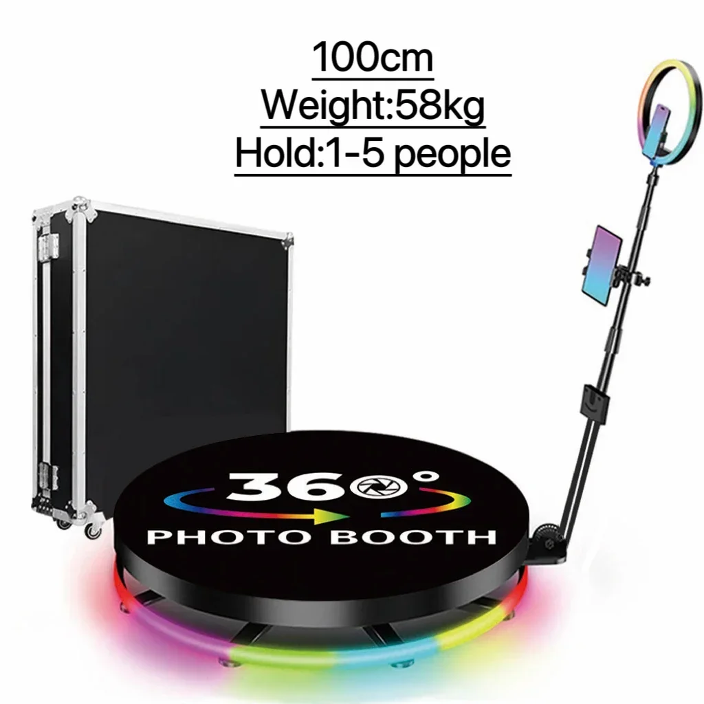 360 panoramic surround selfie booth professional photography table 360 photo booth machine rotation 360 photo booth 80cm 100cm 360 panoramic surround selfie booth professional photography table 360 photo booth machine rotation 360 photo booth 80cm 100cm