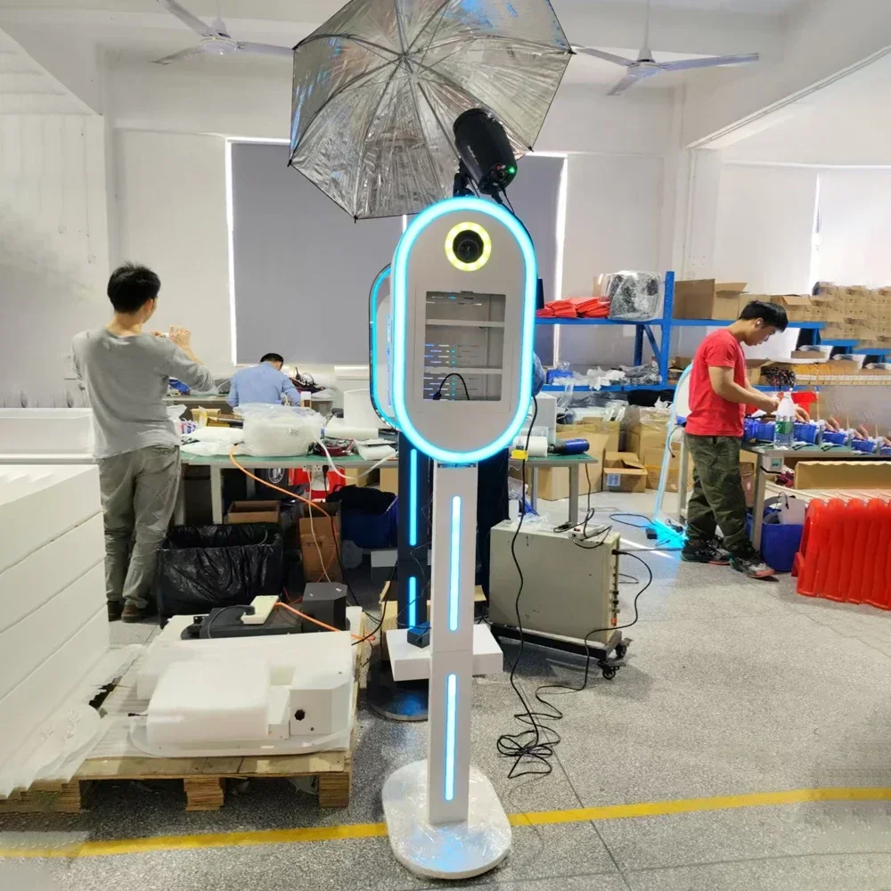 dslr photo booth shell with lights selfie 12.9in 11in ipad photobooth machine camera for christmas party events with flight case dslr photo booth shell with lights selfie 12.9in 11in ipad photobooth machine camera for christmas party events with flight case