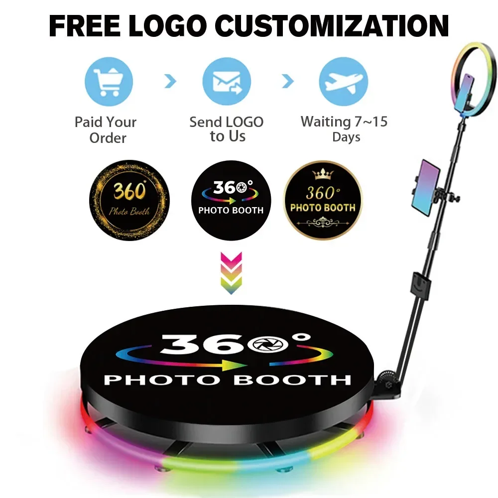 360 panoramic surround selfie booth professional photography table 360 photo booth machine rotation 360 photo booth 80cm 100cm 360 panoramic surround selfie booth professional photography table 360 photo booth machine rotation 360 photo booth 80cm 100cm