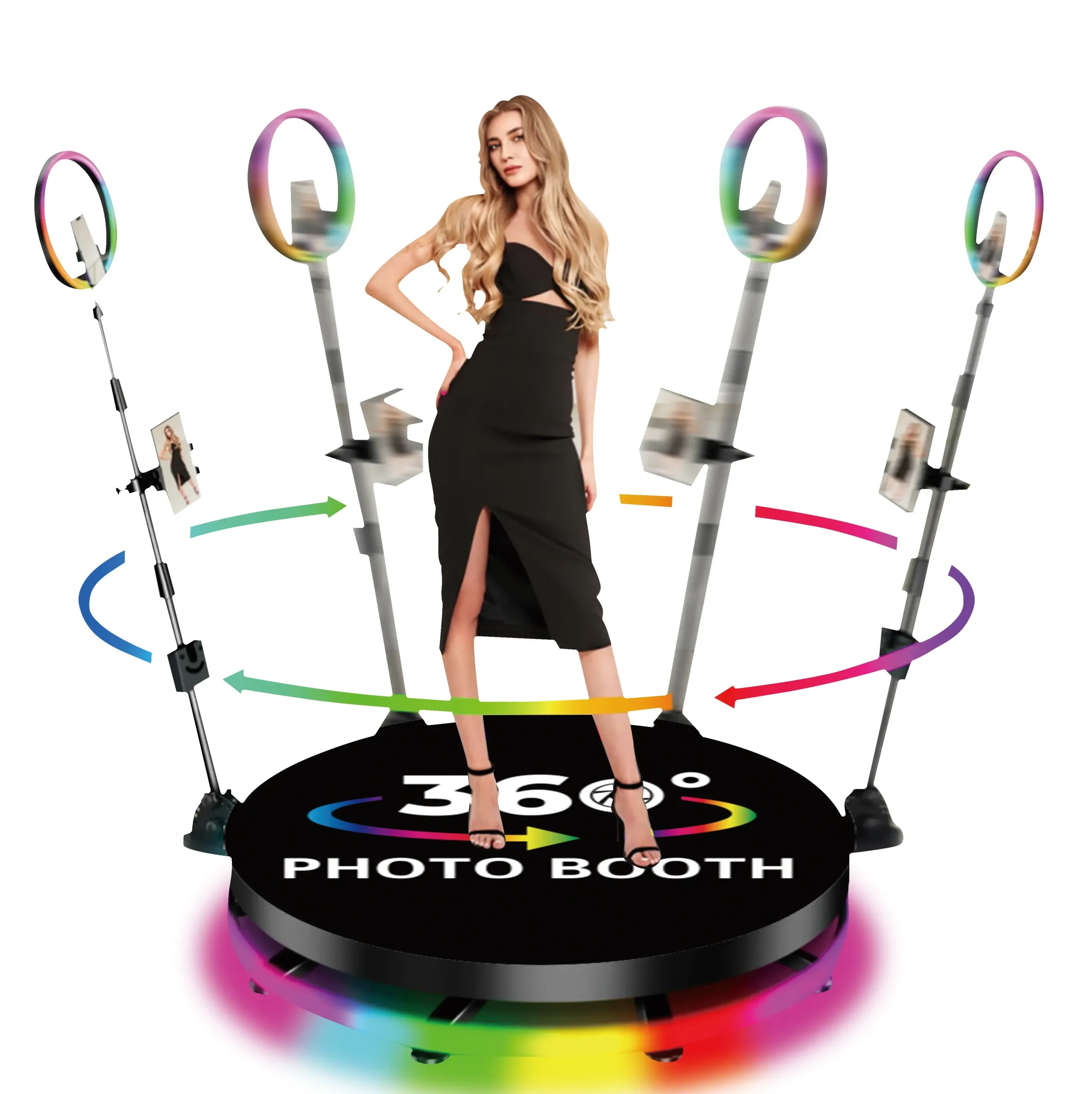 360 panoramic surround selfie booth professional photography table 360 photo booth machine rotation 360 photo booth 80cm 100cm 360 panoramic surround selfie booth professional photography table 360 photo booth machine rotation 360 photo booth 80cm 100cm
