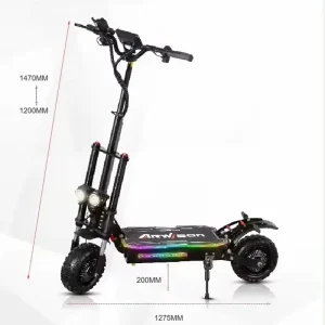 q12plus electric scooter 5600w 60v 27ah electric scooter 85km/h endurance 100km road off road electric scooter