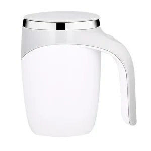 automatic stirring cup portable rechargeable stainless steel rotating stirring coffee and milkshake cup suitable for home travel