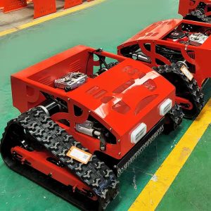 remote controlled all terrain lawn mower track driven versatile grass cutter suitable for various terrain garden power tools