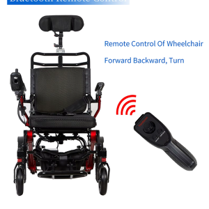 eu/usa warehouse two battery electric wheelchair,lightweight foldable powered wheelchair, portable folding carry wheelchair