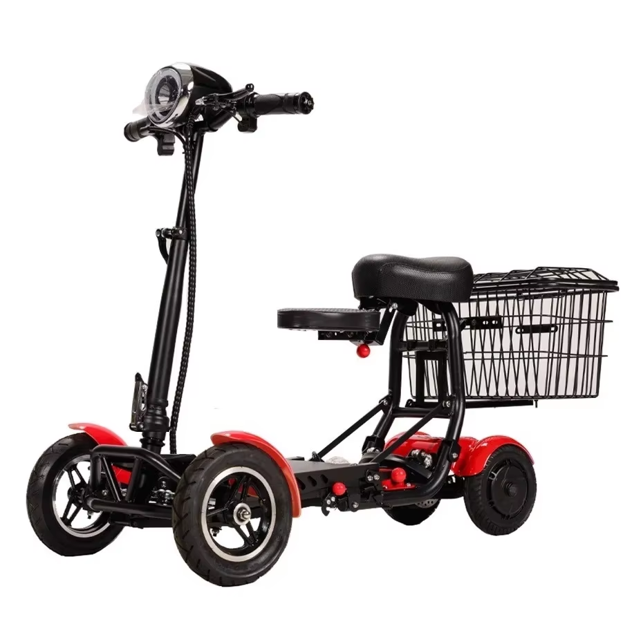 foldable four wheels dual motor mini 2 seater 10 inch folding mobility electric scooter for disabled adults bike 4 wheels foldable four wheels dual motor mini 2 seater 10 inch folding mobility electric scooter for disabled adults bike 4 wheels
