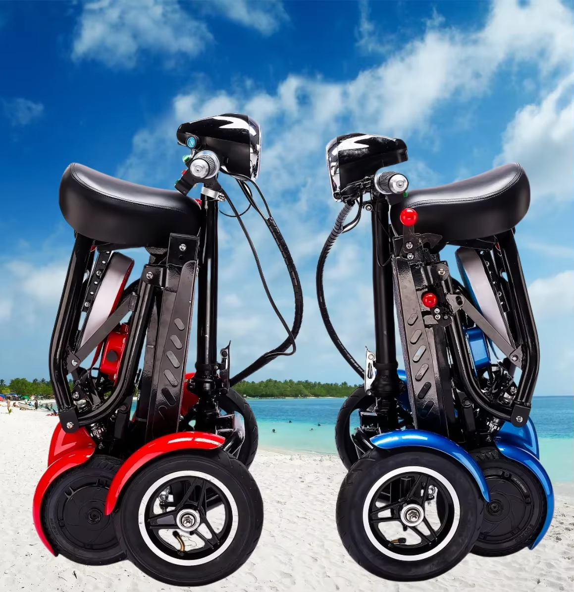 foldable four wheels dual motor mini 2 seater 10 inch folding mobility electric scooter for disabled adults bike 4 wheels foldable four wheels dual motor mini 2 seater 10 inch folding mobility electric scooter for disabled adults bike 4 wheels