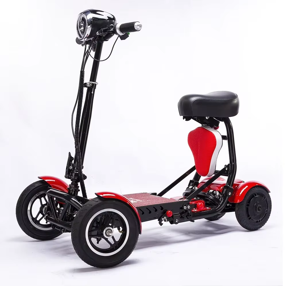 foldable four wheels dual motor mini 2 seater 10 inch folding mobility electric scooter for disabled adults bike 4 wheels foldable four wheels dual motor mini 2 seater 10 inch folding mobility electric scooter for disabled adults bike 4 wheels