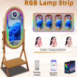 Wood-Grain DSLR Photo Booth With Touchscreen Wood-Grain DSLR Photo Booth With Touchscreen