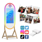 55 Inch Wooden Magic Mirror Photo Booth