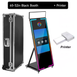65 Inch White Magic Mirror Photo Booth 32 Inch 65 Inch White Magic Mirror Photo Booth 32 Inch