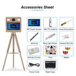 Wooden Tripod DSLR Photo Booth