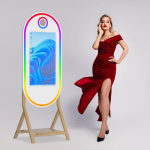 55 Inch Wooden Magic Mirror Photo Booth