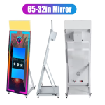 65 Inch Black Magic Mirror Photo Booth 32 Inch 65 Inch Black Magic Mirror Photo Booth 32 Inch