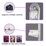15.6 Inch Black Oval Touchscreen Photo Booth EU