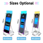 65 Inch Black Magic Mirror Photo Booth 65 Inch Black Magic Mirror Photo Booth