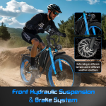 Baolujie DP-2603 Full-Suspension Electric Bike Baolujie DP-2603 Full-Suspension Electric Bike