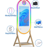 55 Inch Wooden Magic Mirror Photo Booth
