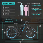 KETELES K800 2000W 26-Inch Electric Bike KETELES K800 2000W 26-Inch Electric Bike