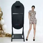 Black 55 Inch Magic Mirror Photo Booth Black 55 Inch Magic Mirror Photo Booth