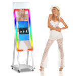 40 Inch White Magic Mirror Photo Booth 40 Inch White Magic Mirror Photo Booth