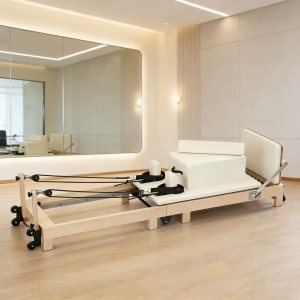 Home Foldable Wooden Pilates Reformer