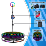 100cm 360 Photo Booth Platform With Party Lighting 100cm 360 Photo Booth Platform With Party Lighting