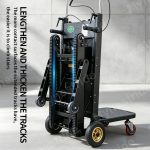 Electric Stair Climbing Trolley With Two Training Wheels Makes Delivery Easier And Less Strenuous Suitable For Delivering Furniture And Building Materials Electric Stair Climbing Trolley With Two Training Wheels Makes Delivery Easier And Less Strenuous Suitable For Delivering Furniture And Building Materials