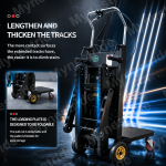 Electric Stair Climbing Trolley With Two Training Wheels Makes Delivery Easier And Less Strenuous Suitable For Delivering Furniture And Building Materials Electric Stair Climbing Trolley With Two Training Wheels Makes Delivery Easier And Less Strenuous Suitable For Delivering Furniture And Building Materials