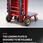 Commercial Grade Heavy Duty Electric Stair Climber Rechargeable High Capacity Electric Stair Climber Trolley With A Sturdy Metal Frame Suitable For Transporting Construction Goods Commercial Grade Heavy Duty Electric Stair Climber Rechargeable High Capacity Electric Stair Climber Trolley With A Sturdy Metal Frame Suitable For Transporting Construction Goods