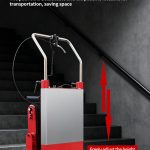 Commercial Grade Heavy Duty Electric Stair Climber Rechargeable High Capacity Electric Stair Climber Trolley With A Sturdy Metal Frame Suitable For Transporting Construction Goods Commercial Grade Heavy Duty Electric Stair Climber Rechargeable High Capacity Electric Stair Climber Trolley With A Sturdy Metal Frame Suitable For Transporting Construction Goods