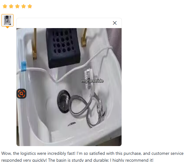 Verified customer review for Head Spa