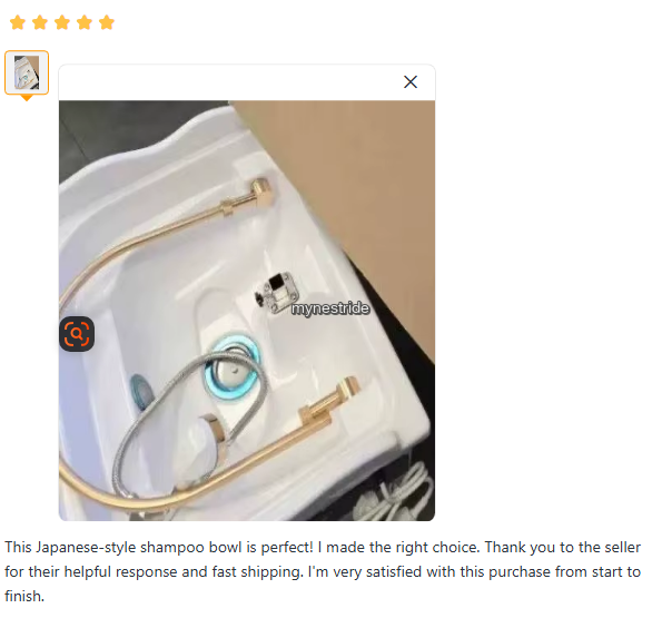 Verified customer review for Head Spa