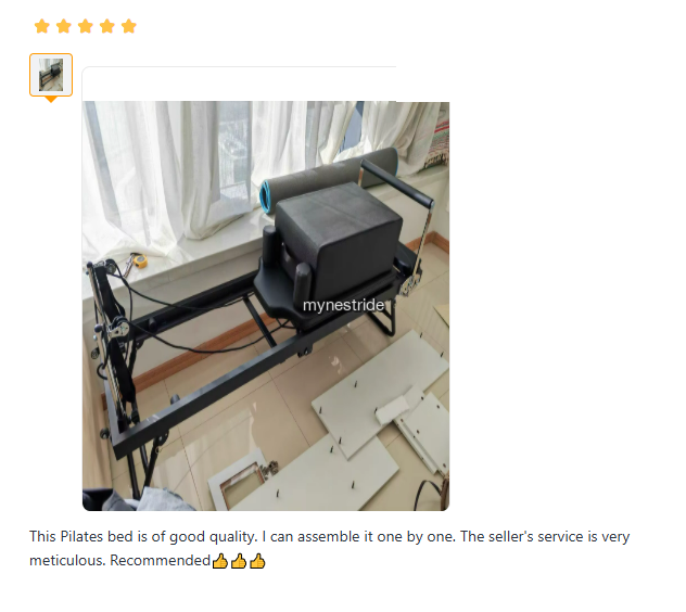 Verified customer review for Pilates