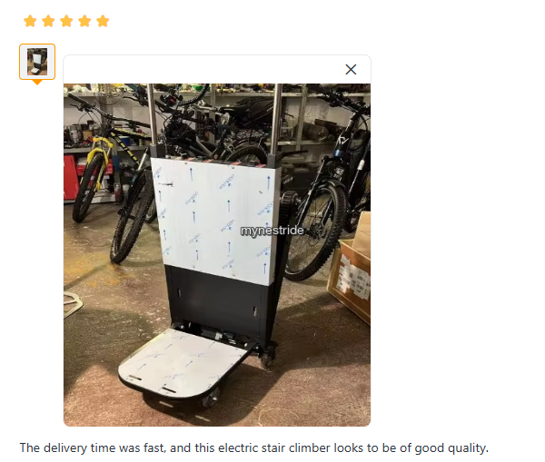 Verified customer review for Stair Climbers