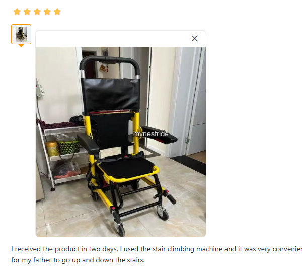 Verified customer review for Stair Climbers