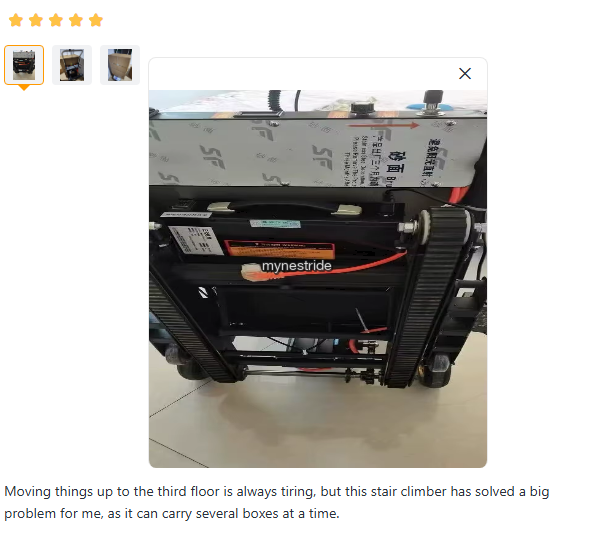 Verified customer review for Stair Climbers