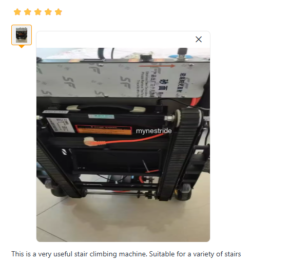 Verified customer review for Stair Climbers