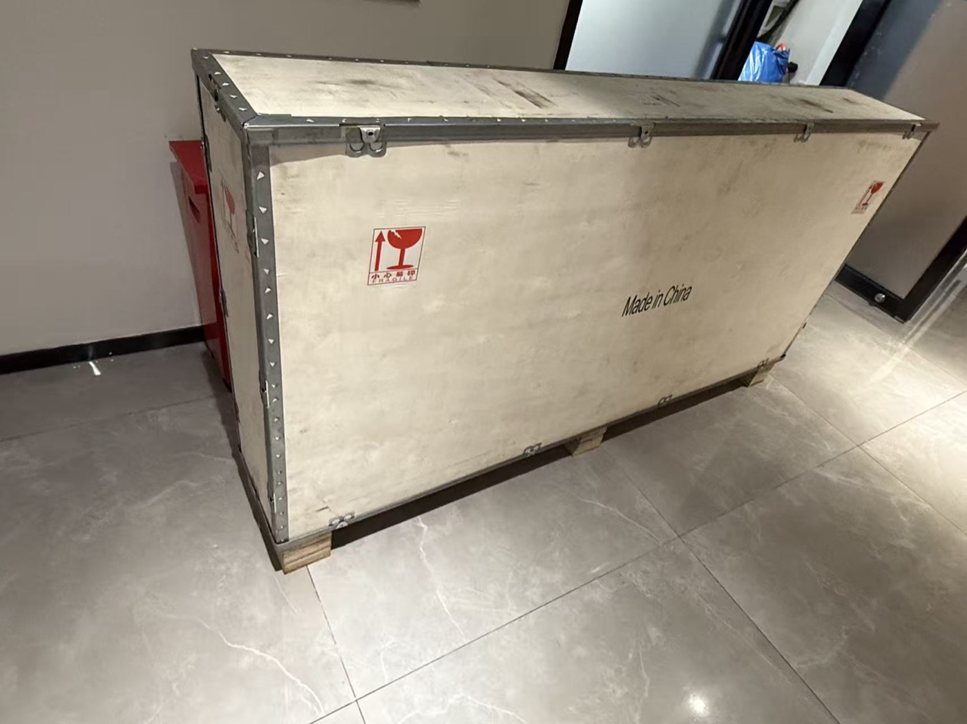 Export crate delivery proof