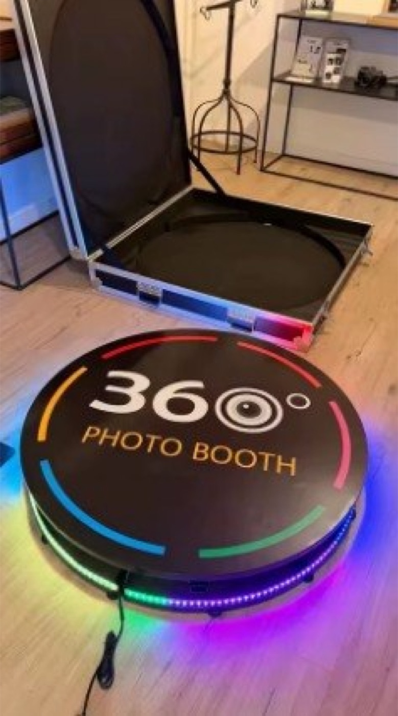 Photo booth delivery setup proof